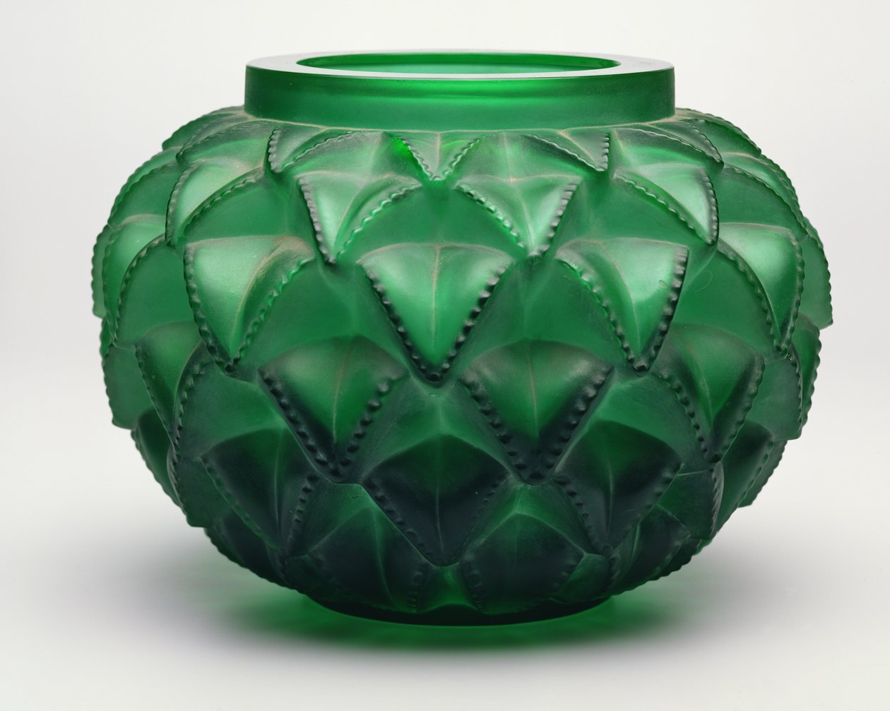 Languedoc vaas, 1929 door Rene Jules Lalique