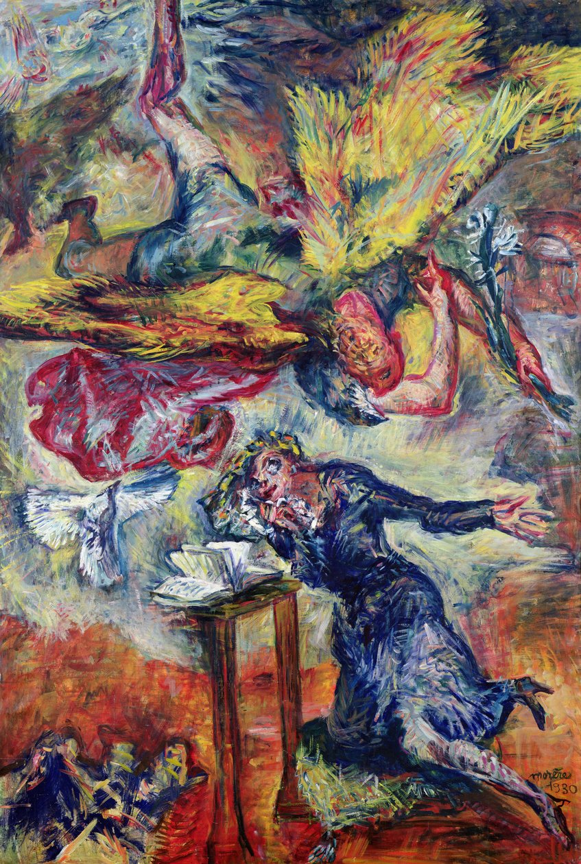 Aankondiging, 1930 door Rene Morere