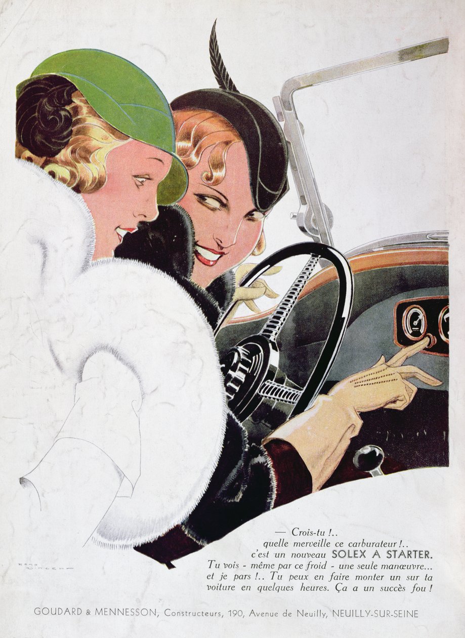 Advertentie voor Solex carburateurs, uit 