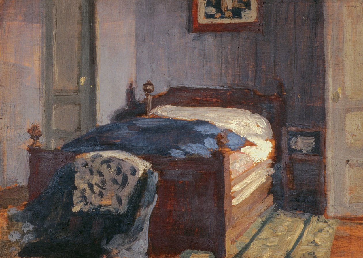 Mijn Bed in Suaucourt door René François Xavier Prinet