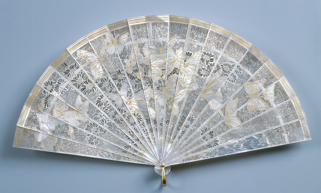 Waaier, c. 1900 door Rene Jules Lalique