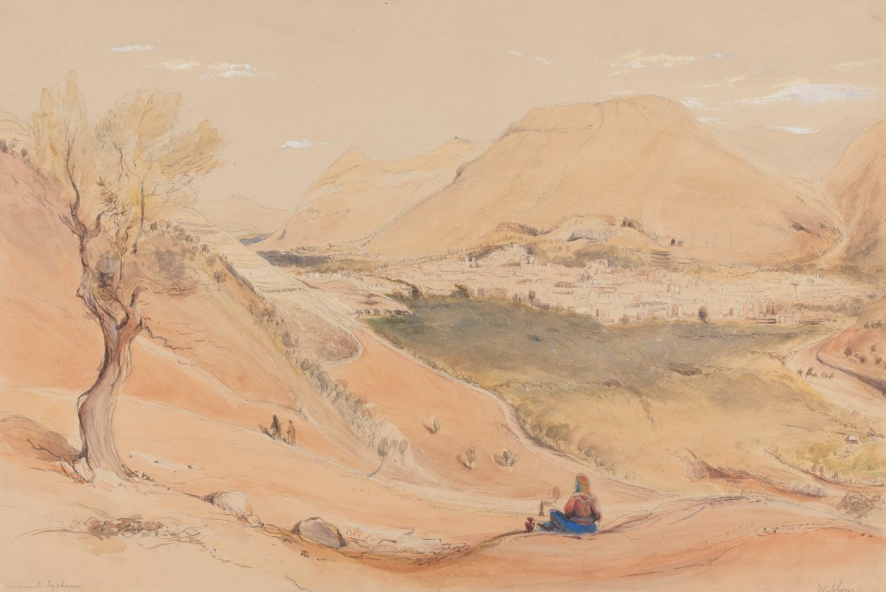 Nablous [Nablus], Jordanië door Rev. Edward Thomas Daniell