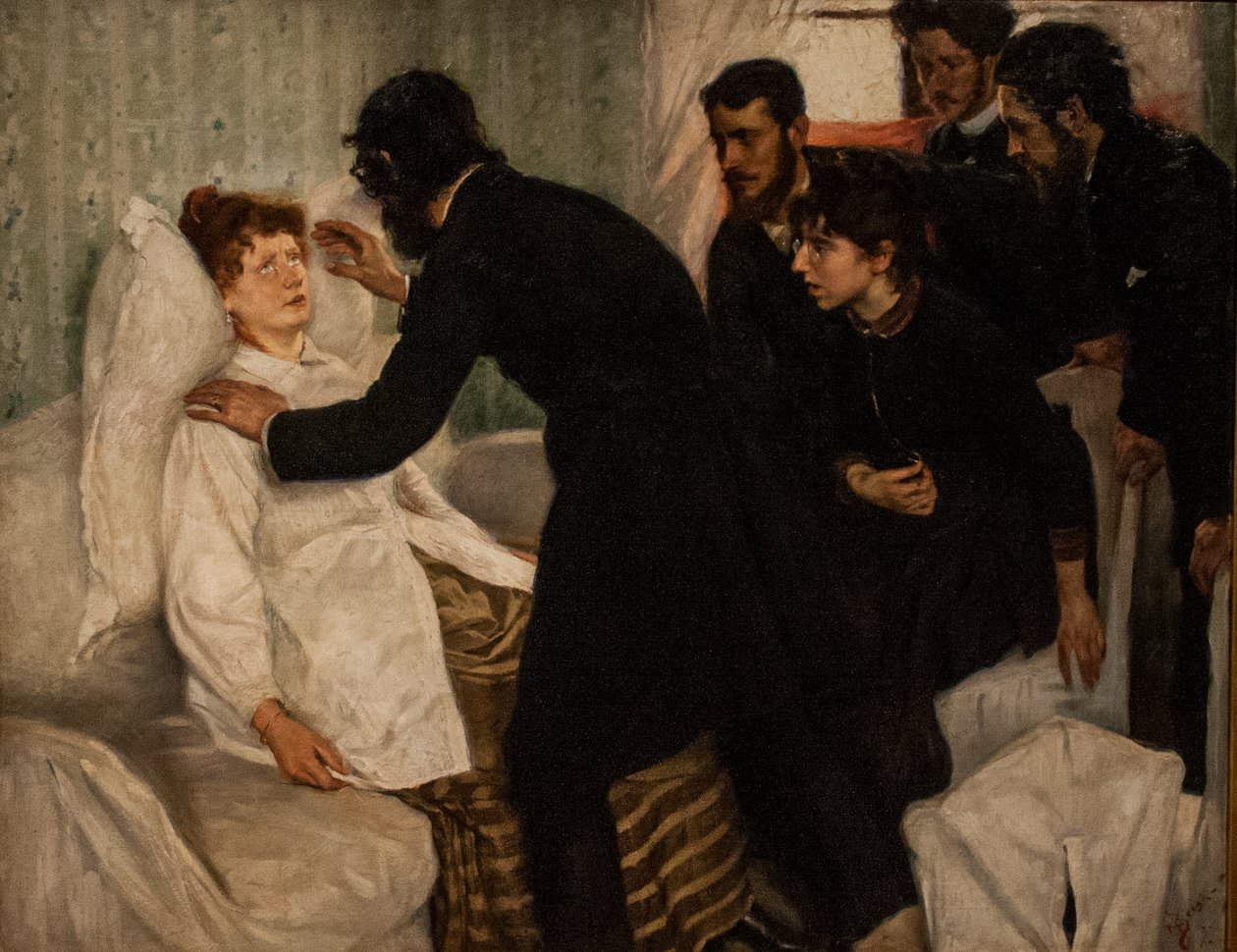 Hypnotische seance door Richard Bergh