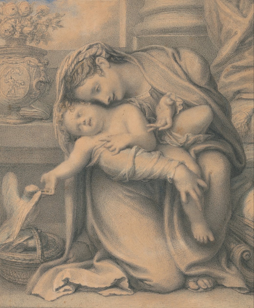Madonna en Kind door Richard Cosway