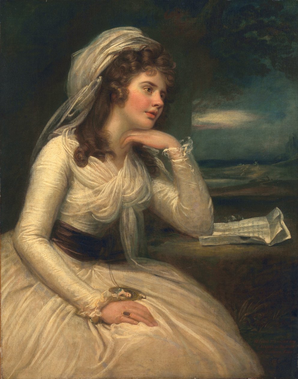 Margaret Cocks, later Margaret Smith, 1787 door Richard Cosway