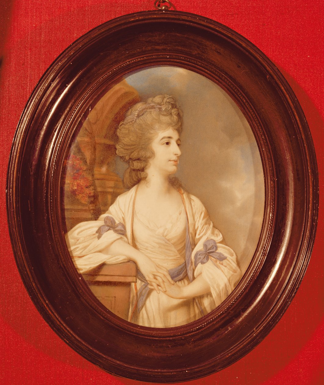 Portret van Sarah Siddons (1755-1831) 1783 door Richard Crosse