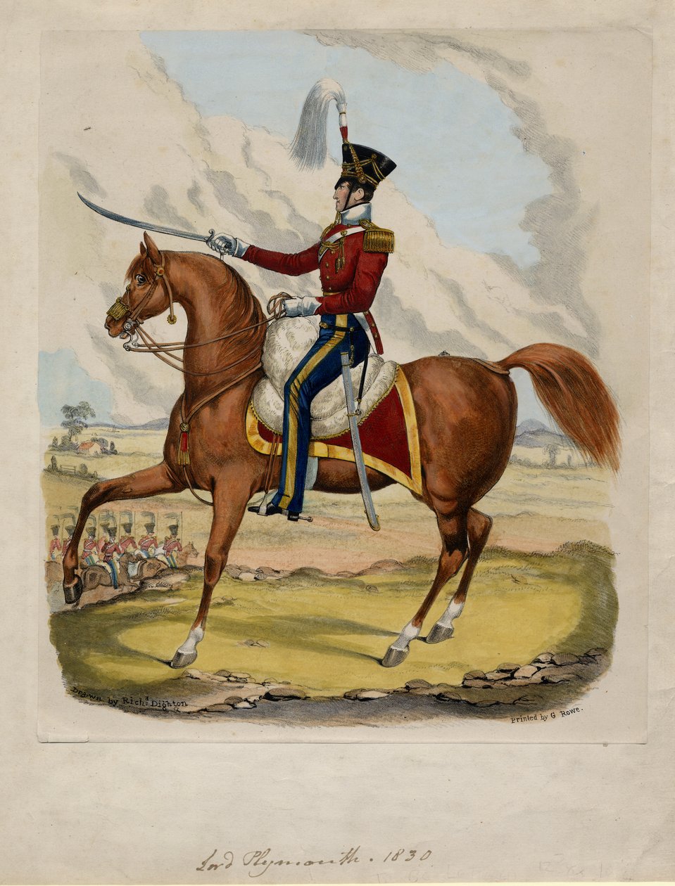 Lord Plymouth, 1830 door Richard Dighton
