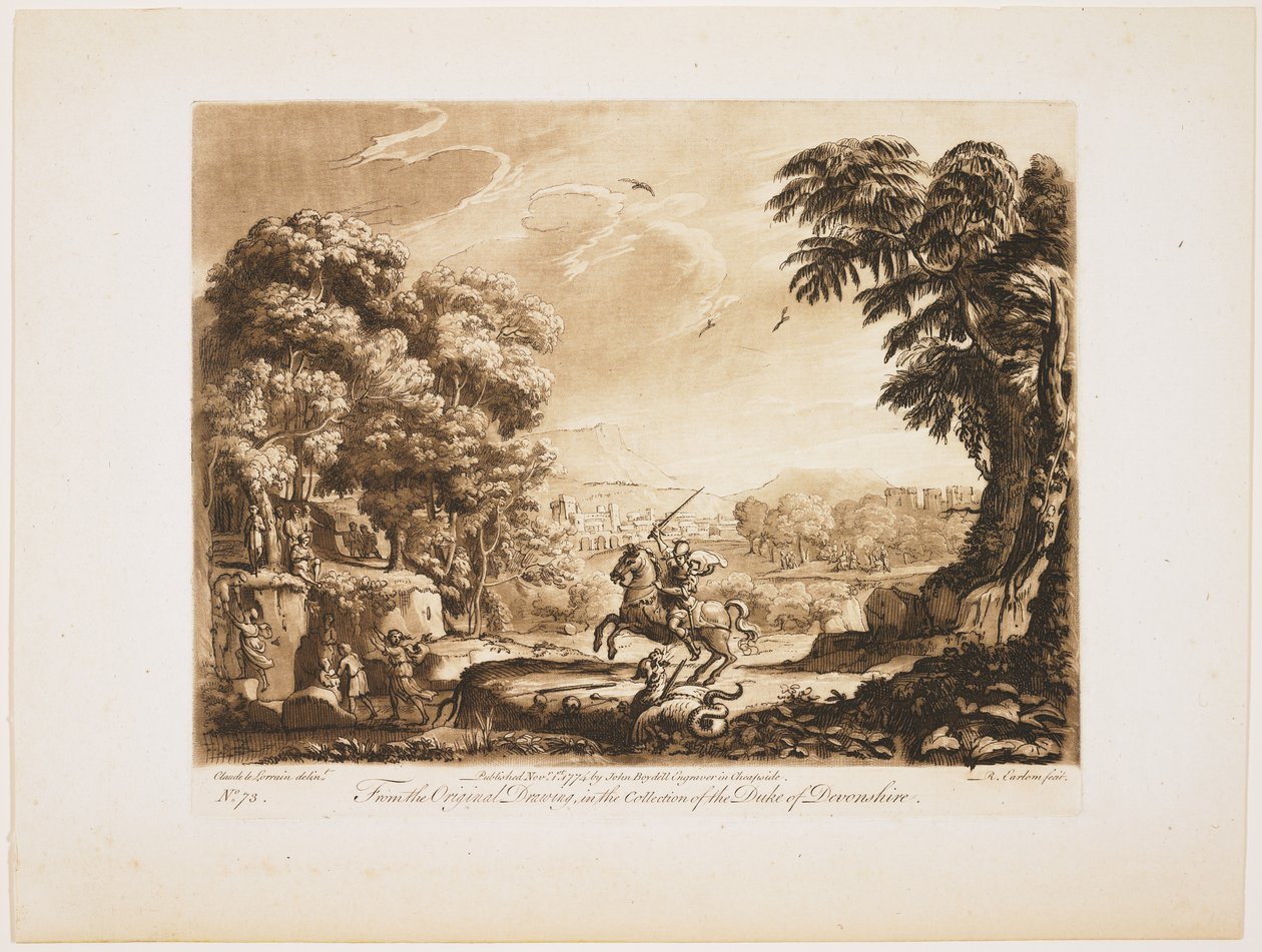 Plaat nr. 73 uit Liber Veritatis door Richard Earlom