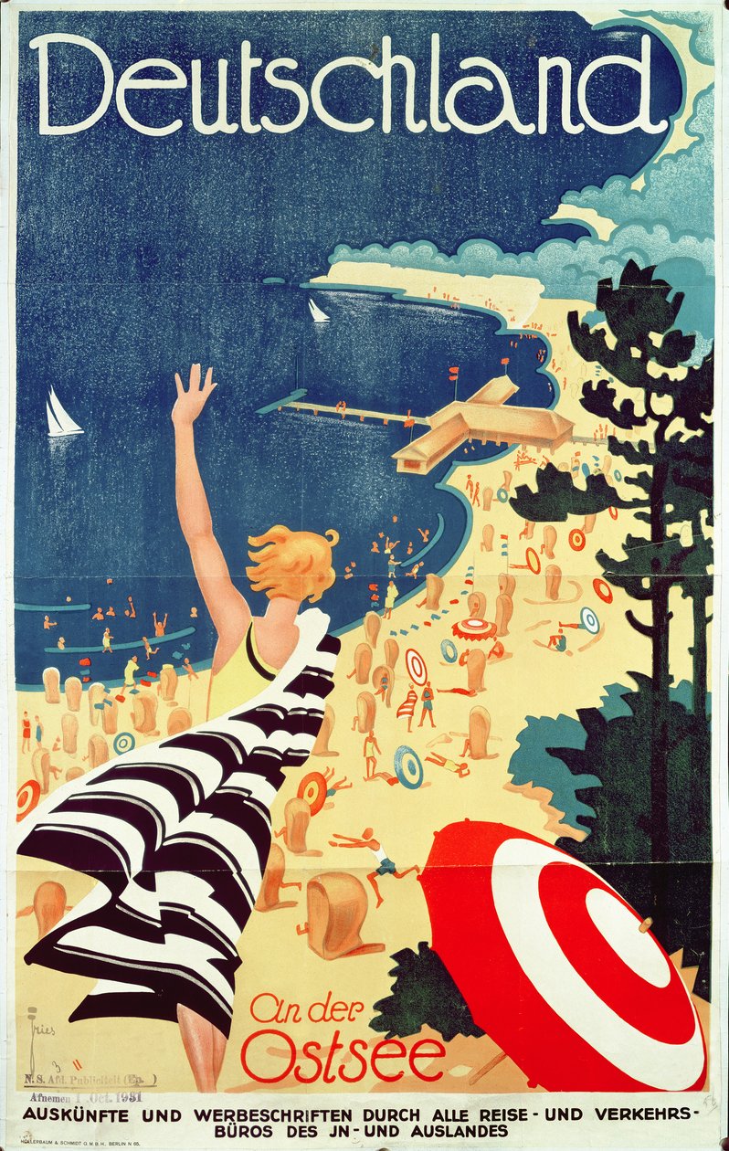 Duitsland: aan de Oostzee, c.1930 door Richard Friese