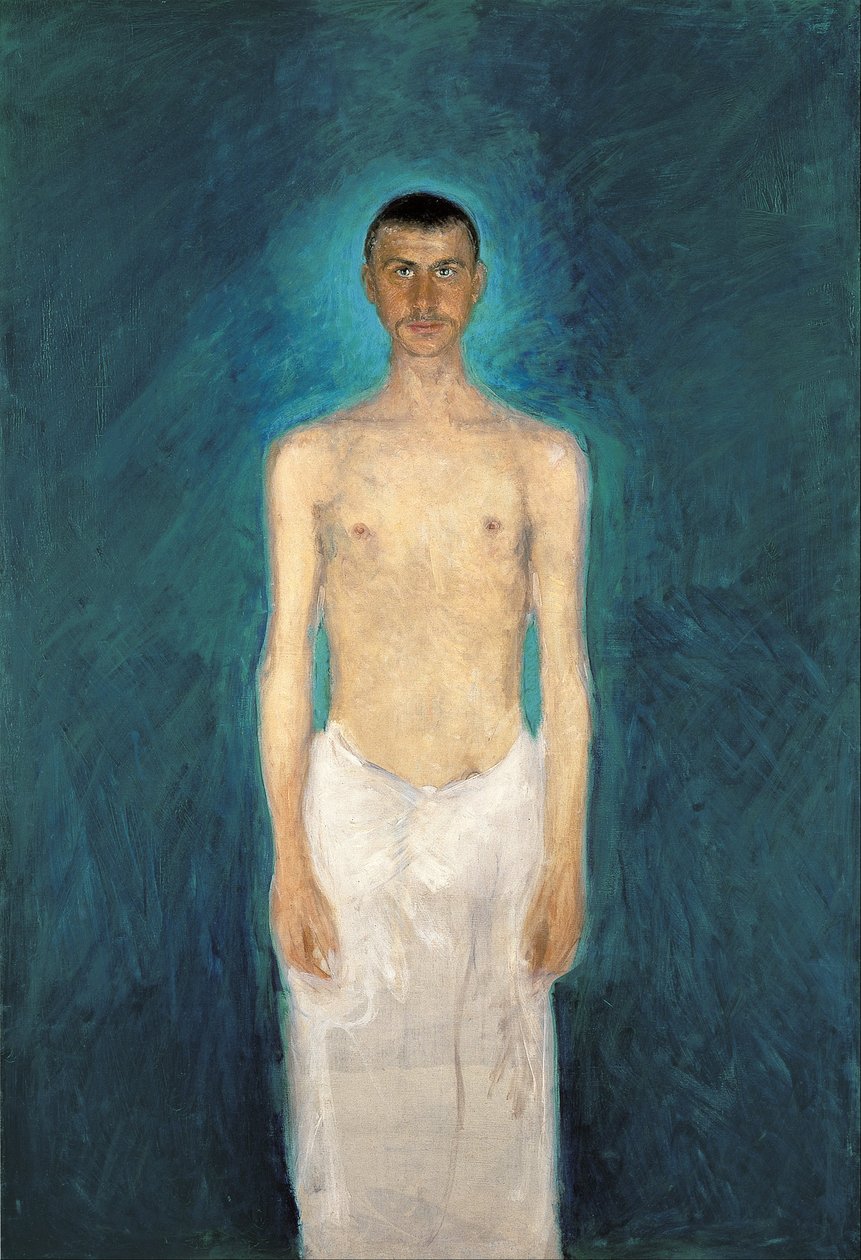 Halfnaakt Zelfportret door Richard Gerstl
