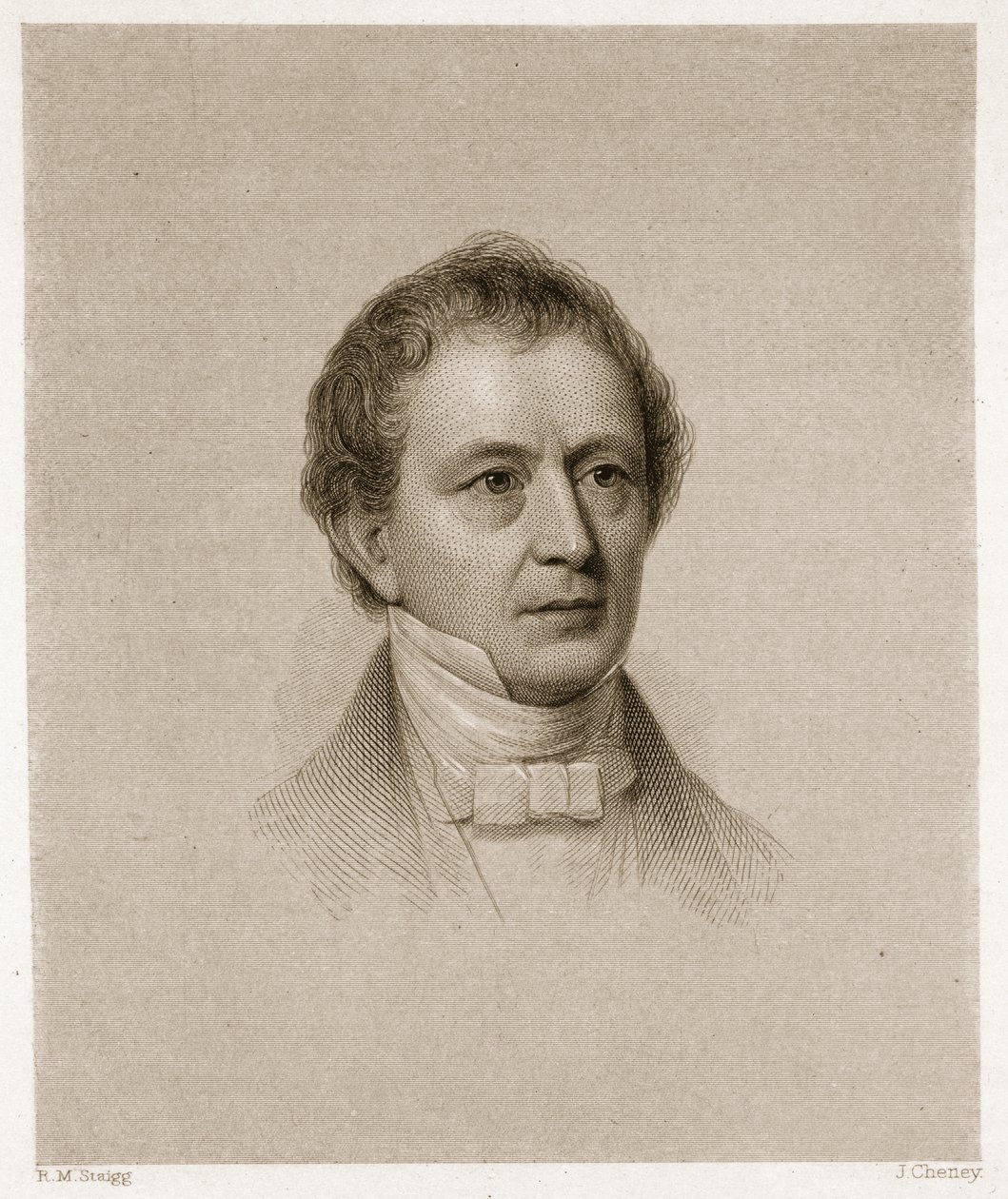 Edward Everett, gegraveerd door John Cheney door Richard Morrell Staigg