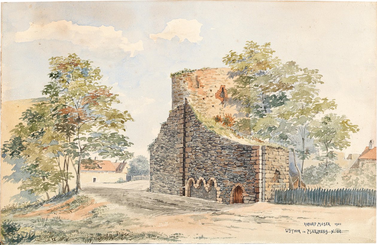 De Wienertor in Marchegg door Richard Moser