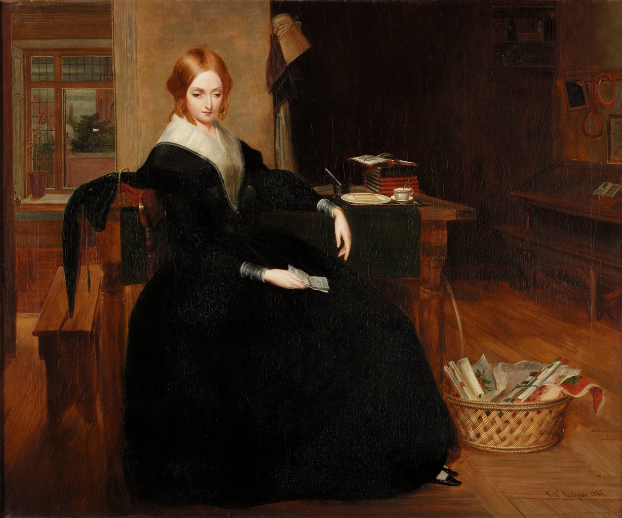 De arme leraar, 1845 door Richard Redgrave