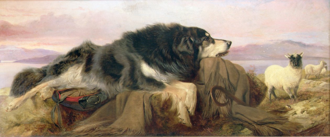 De herdershond door Richard Ansdell