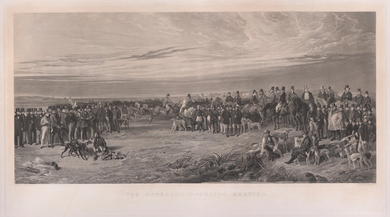 De Waterloo Coursing Meeting door Richard Ansdell