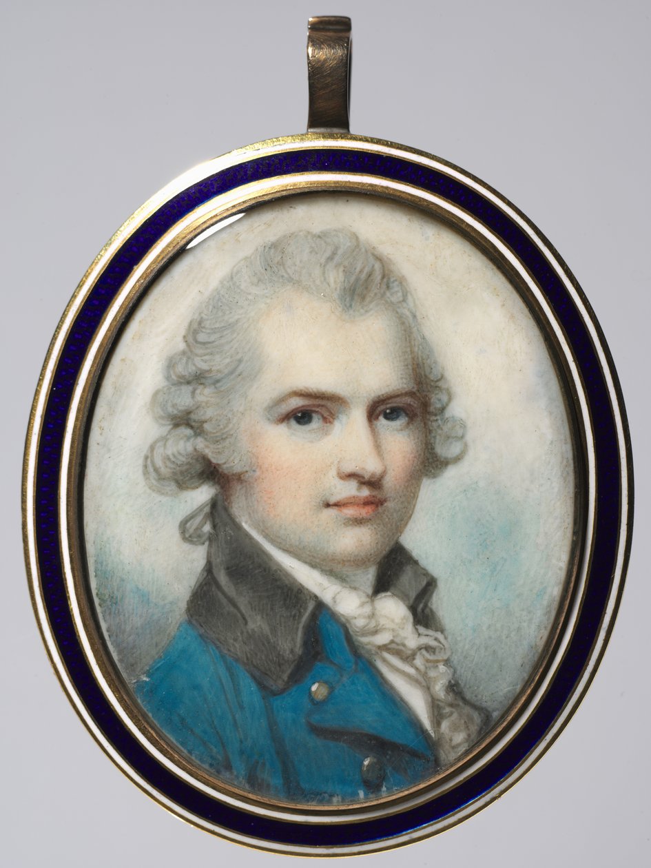 Portret van een Man, ca. 1790 door Richard Cosway