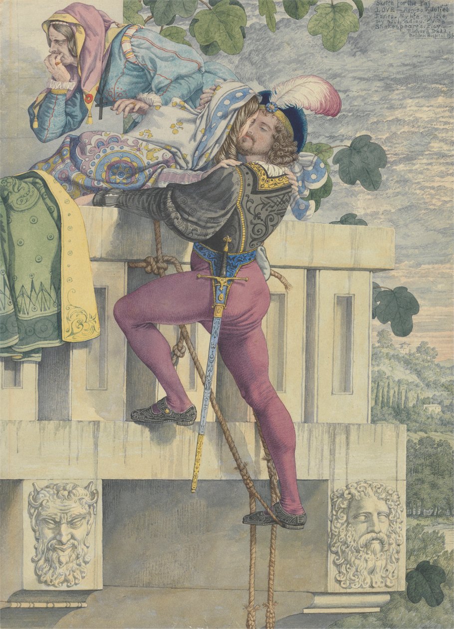Schets voor de Passies: Liefde door Richard Dadd