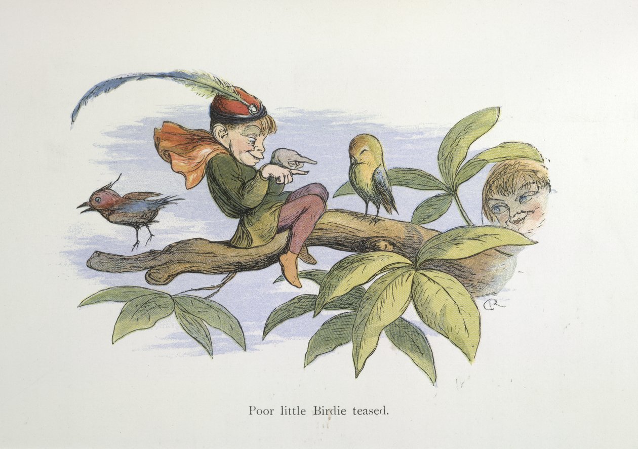 Arm klein vogeltje geplaagd door Richard Doyle