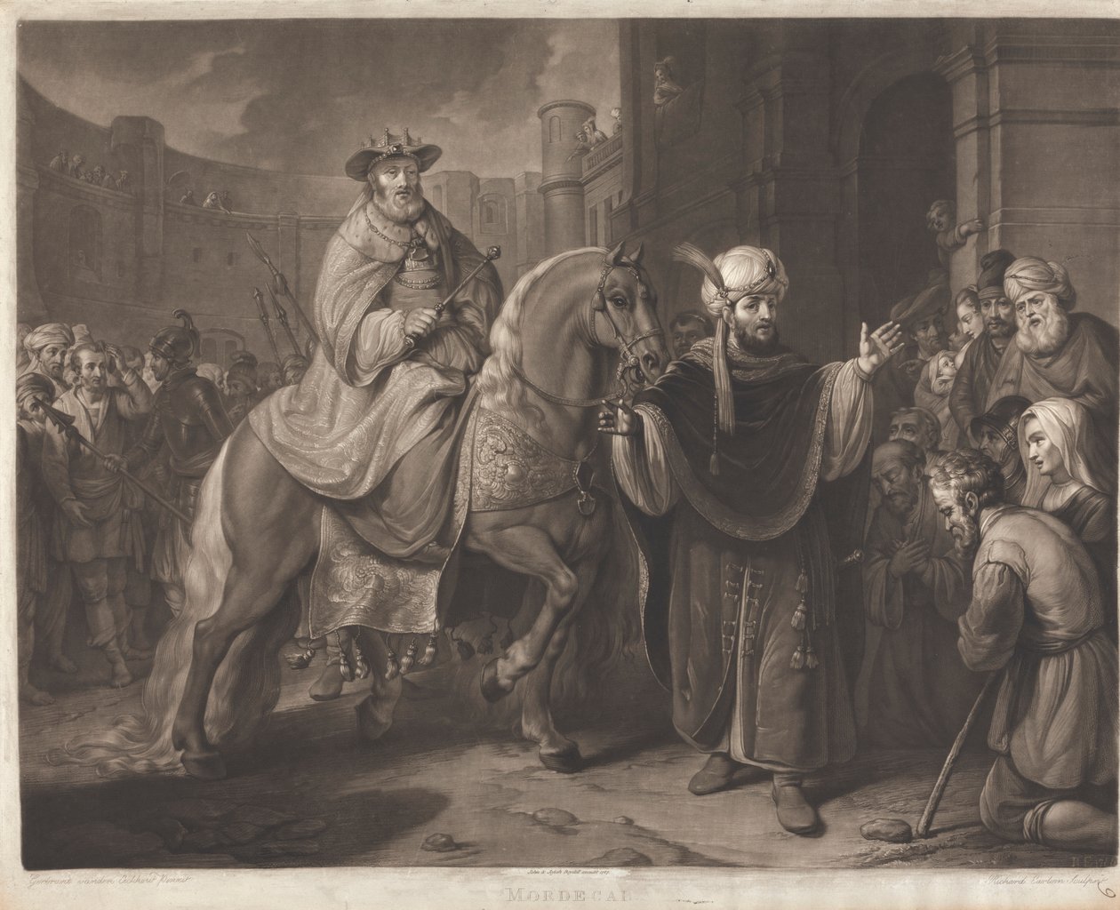 Mordecai door Richard Earlom