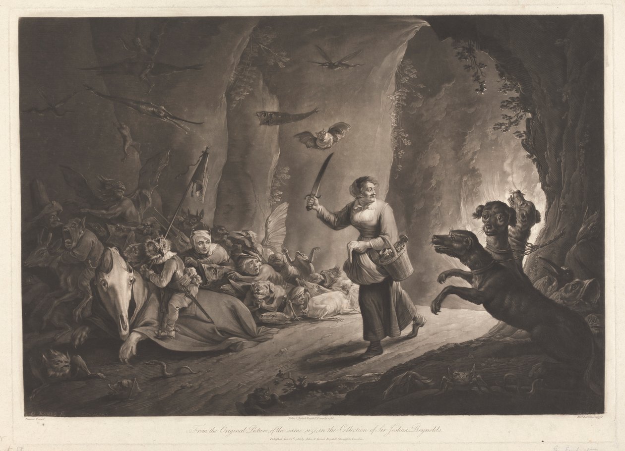 De Tovenares door Richard Earlom