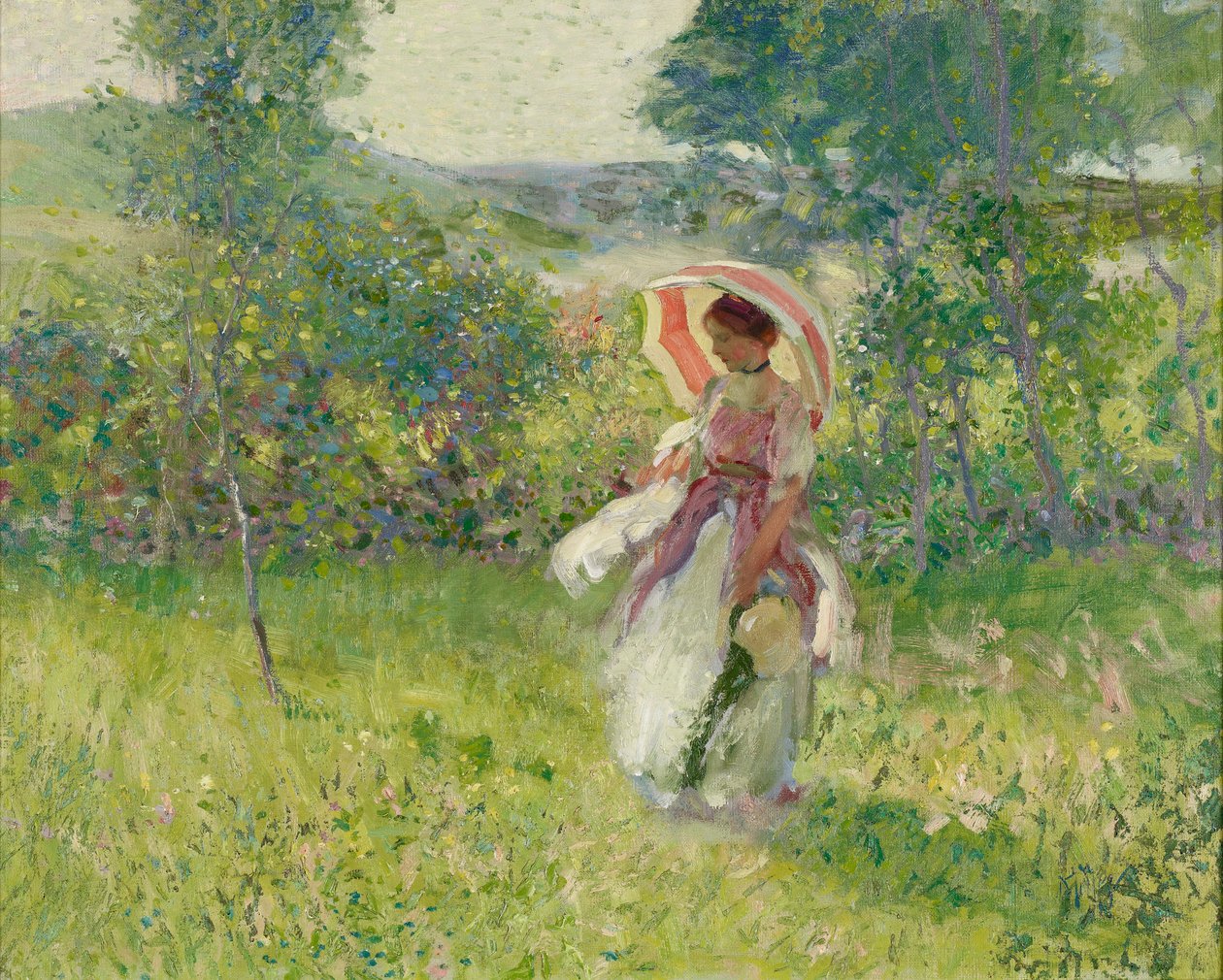 De Parasol door Richard Emil Miller