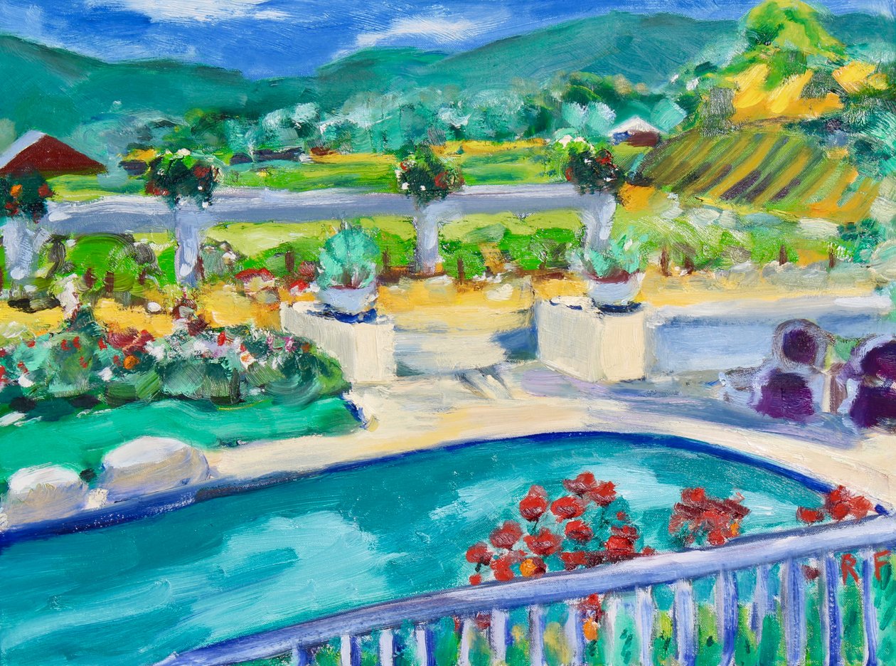 Achtertuin, Napa, 2019 door Richard Fox