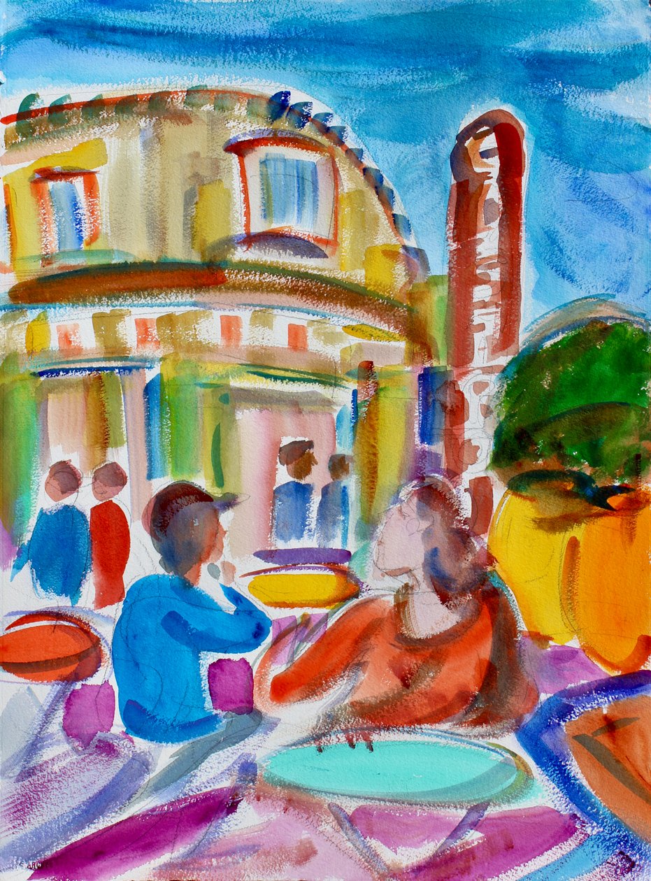 Café in de Castro, San Francisco, 2018 door Richard Fox