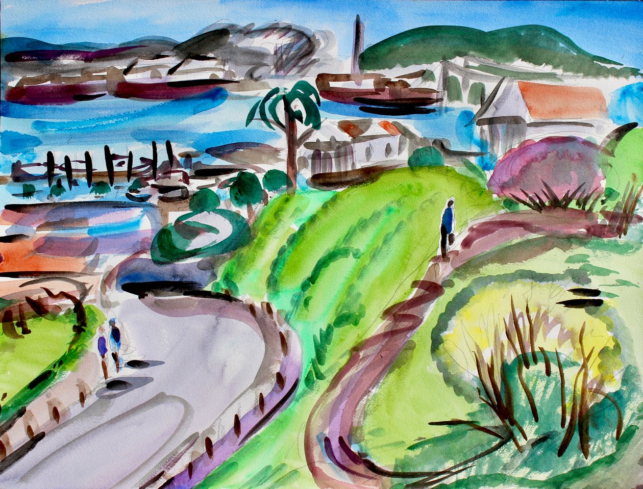 Uitzicht op de Baai, 2018 door Richard Fox