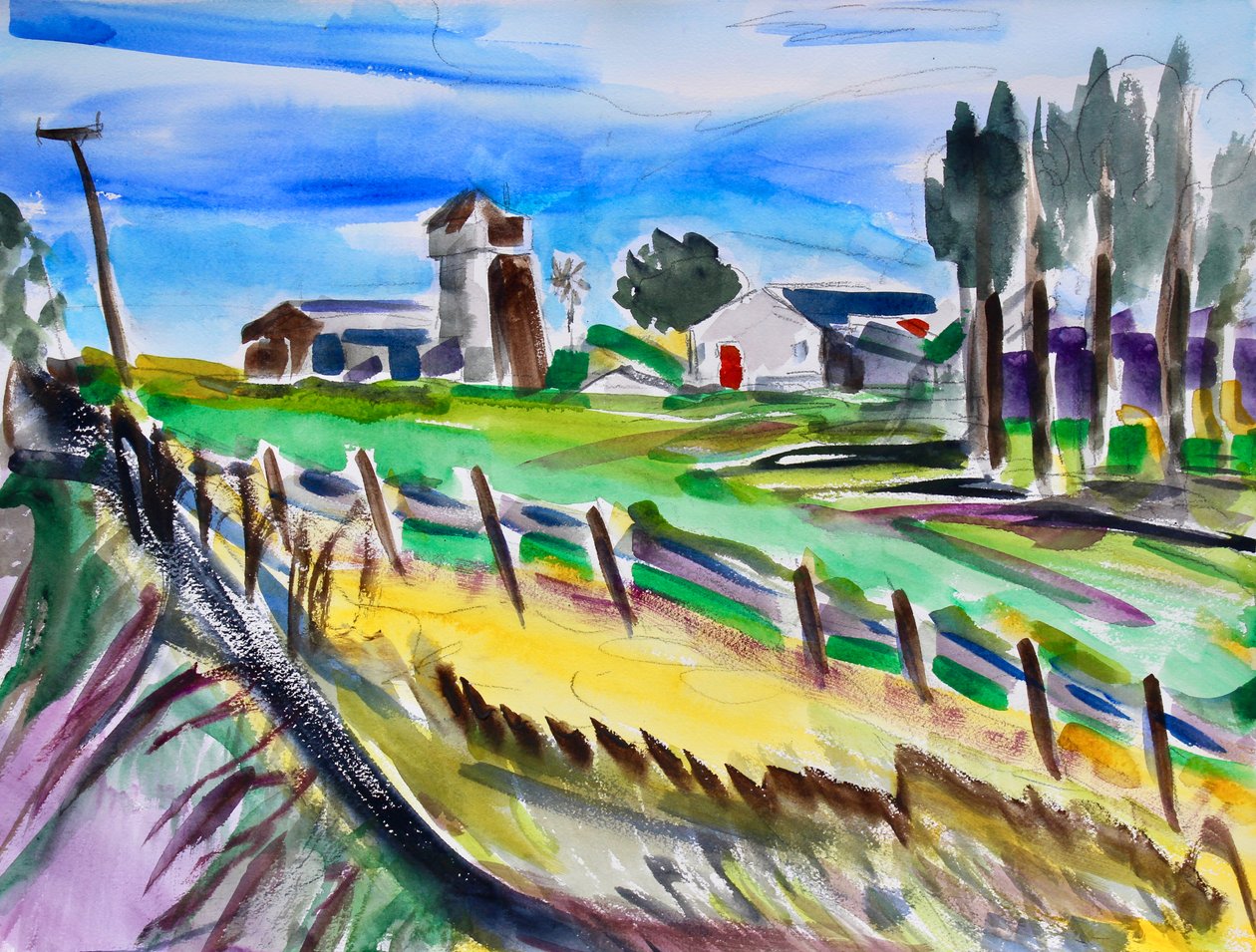 De Verlaten Boerderij door Richard Fox