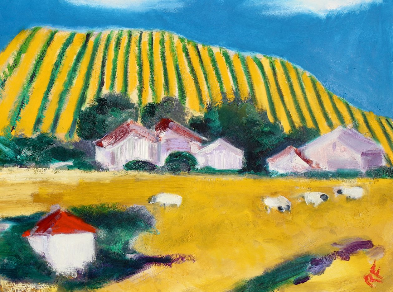 De Heuvels Hebben Wijnstokken, Napa, 2017 door Richard Fox