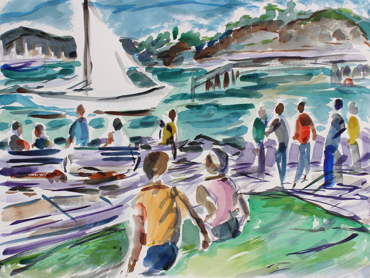Tiburon Promenade, 2017 door Richard Fox