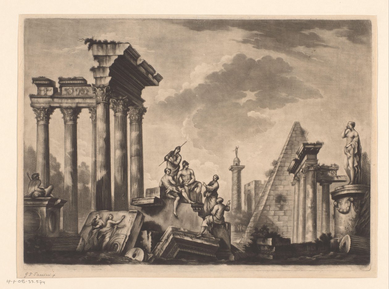 Ruïnes te Rome door Richard Houston