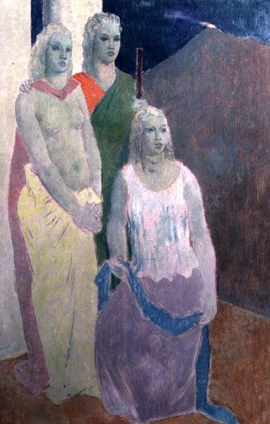 Drie zusters door Richard Norman Shaw