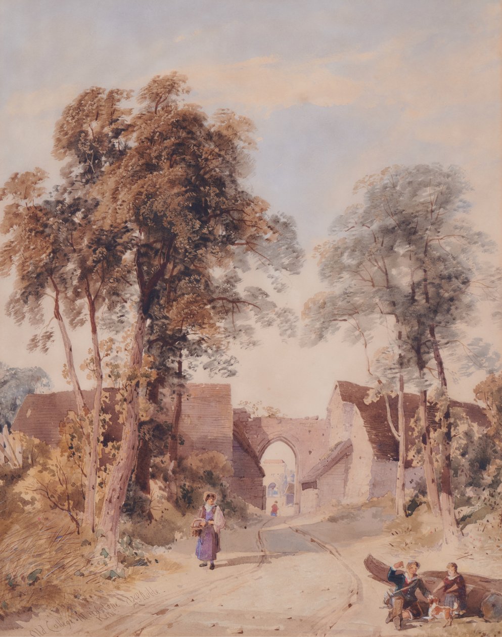 Old College, Maidstone door Richard Pratchett Noble