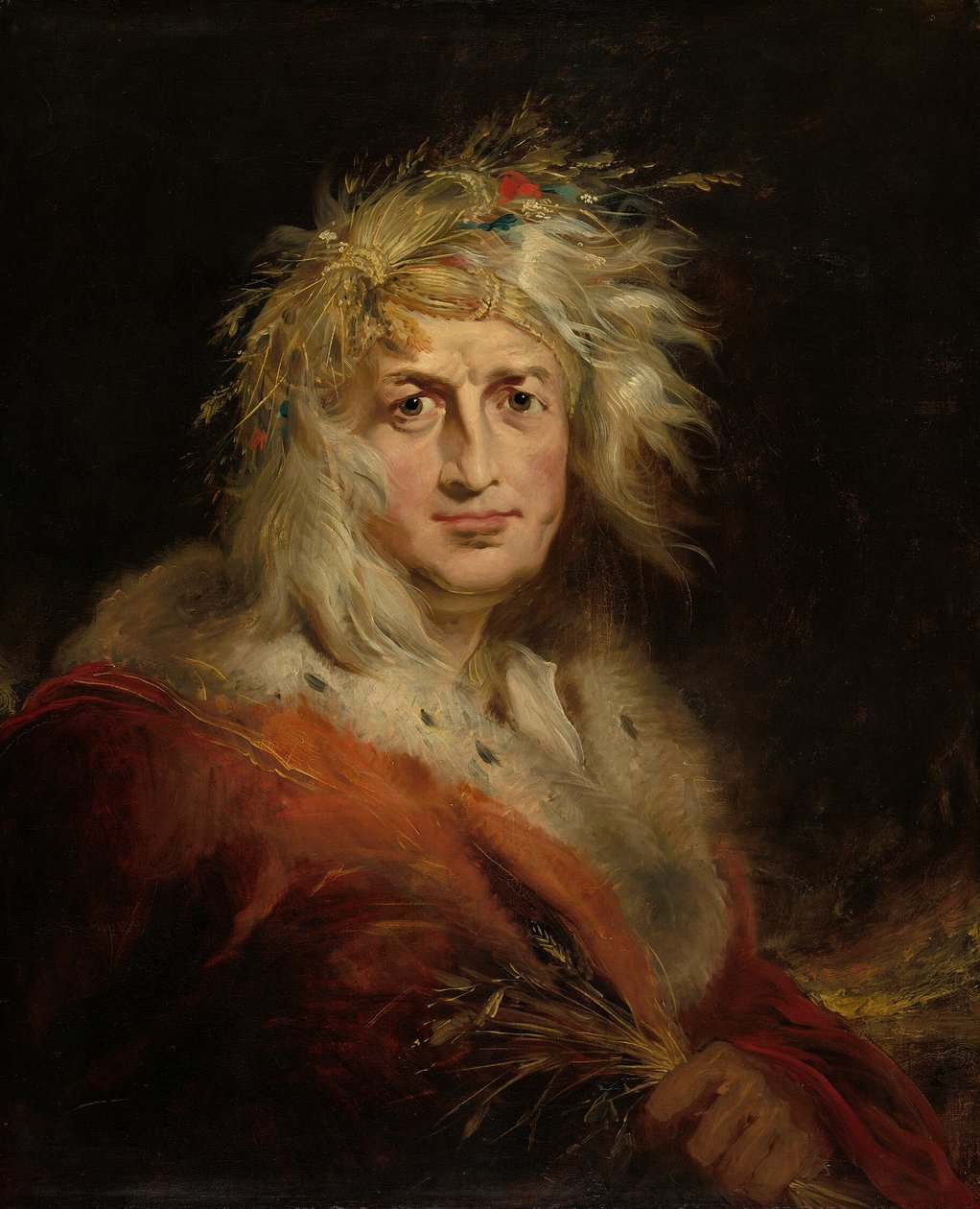David Garrick als King Lear door Richard Westall