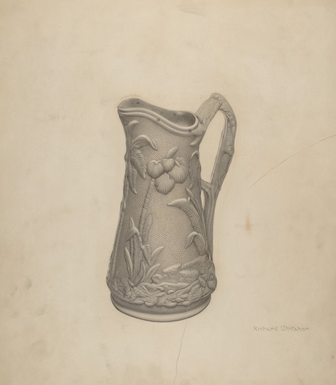 Parian Ware Strooppot door Richard Whitaker