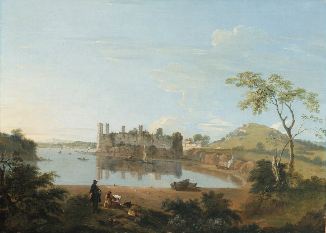 Caernarvon Kasteel door Richard Wilson