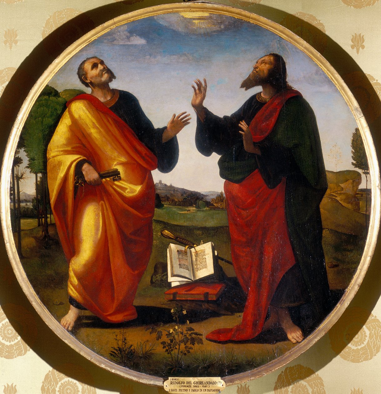 Heiligen Petrus en Paulus door Ridolfo Il  Ghirlandaio