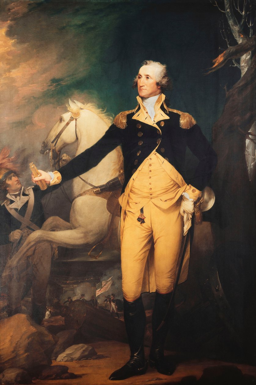 Portret van generaal George Washington door Rober Muller