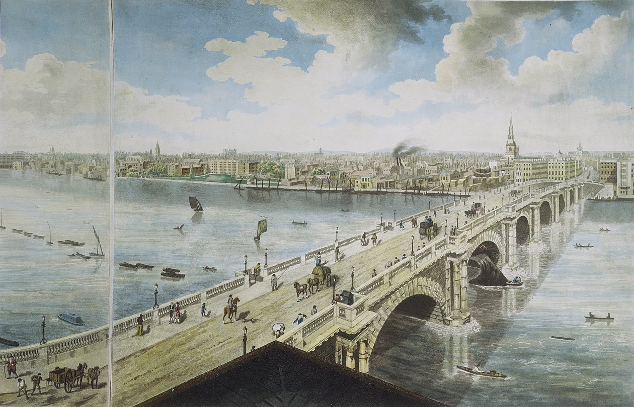 Panoramisch uitzicht op Londen, 1792-93 door Robert Barker