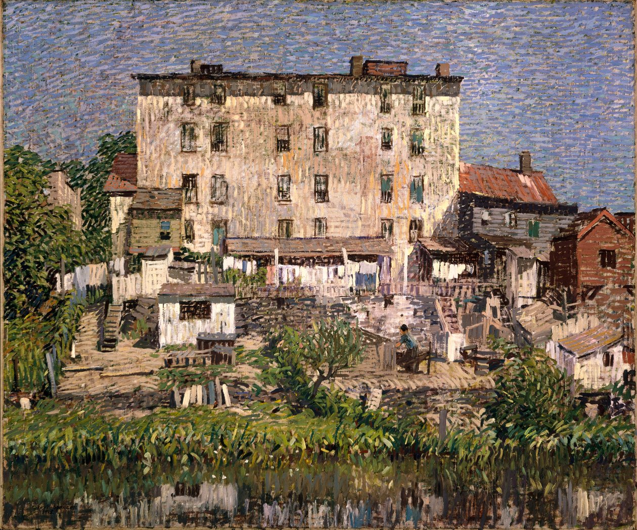 Het Witte Huurhuis, 1913 door Robert C. Spencer