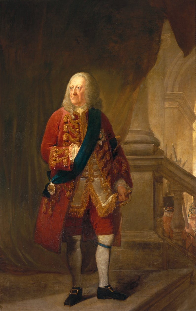Koning George II, 1759 door Robert Edge Pine