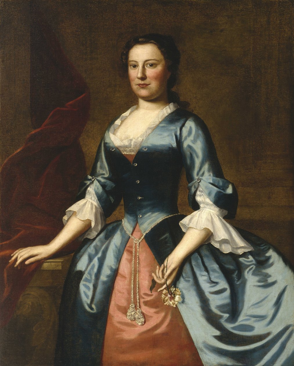 Portret van mevrouw Samuel McCall, Sr. door Robert Feke