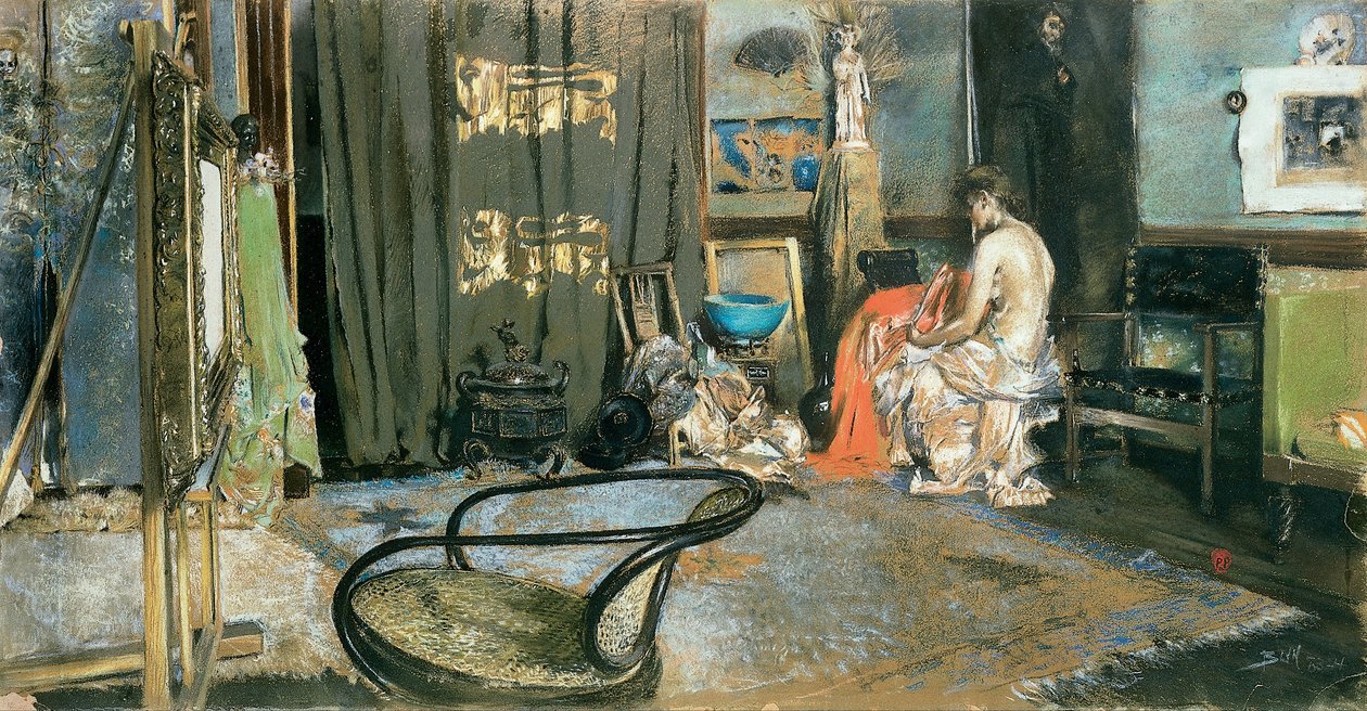 Atelier van Robert F. Blum door Robert Frederick Blum