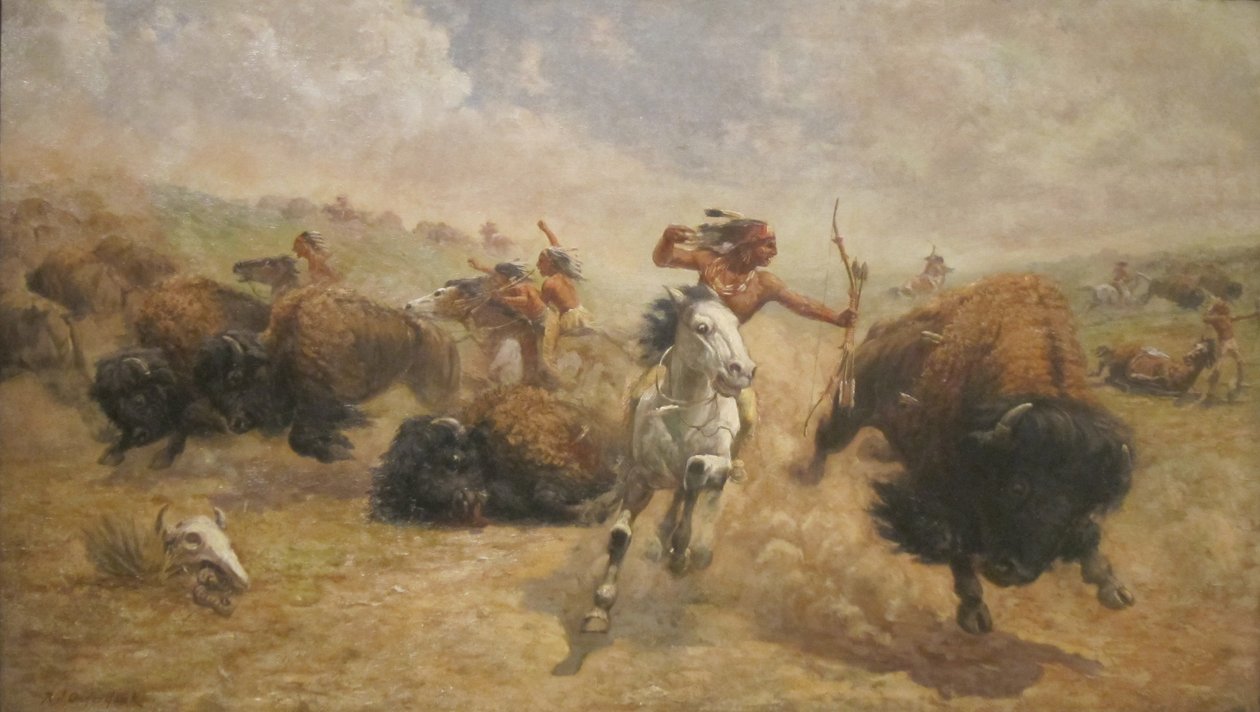 Buffeljacht door Robert Jenkins Onderdonk