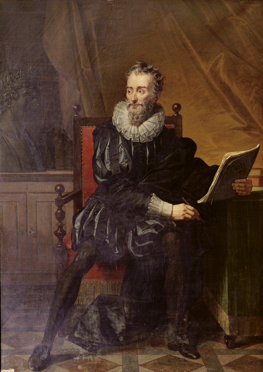 Portret van Francois de Malherbe (1555-1628) 1822 door Robert Lefevre