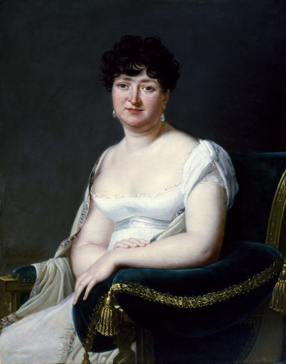 Portret van een Vrouw, 1807 door Robert Lefevre