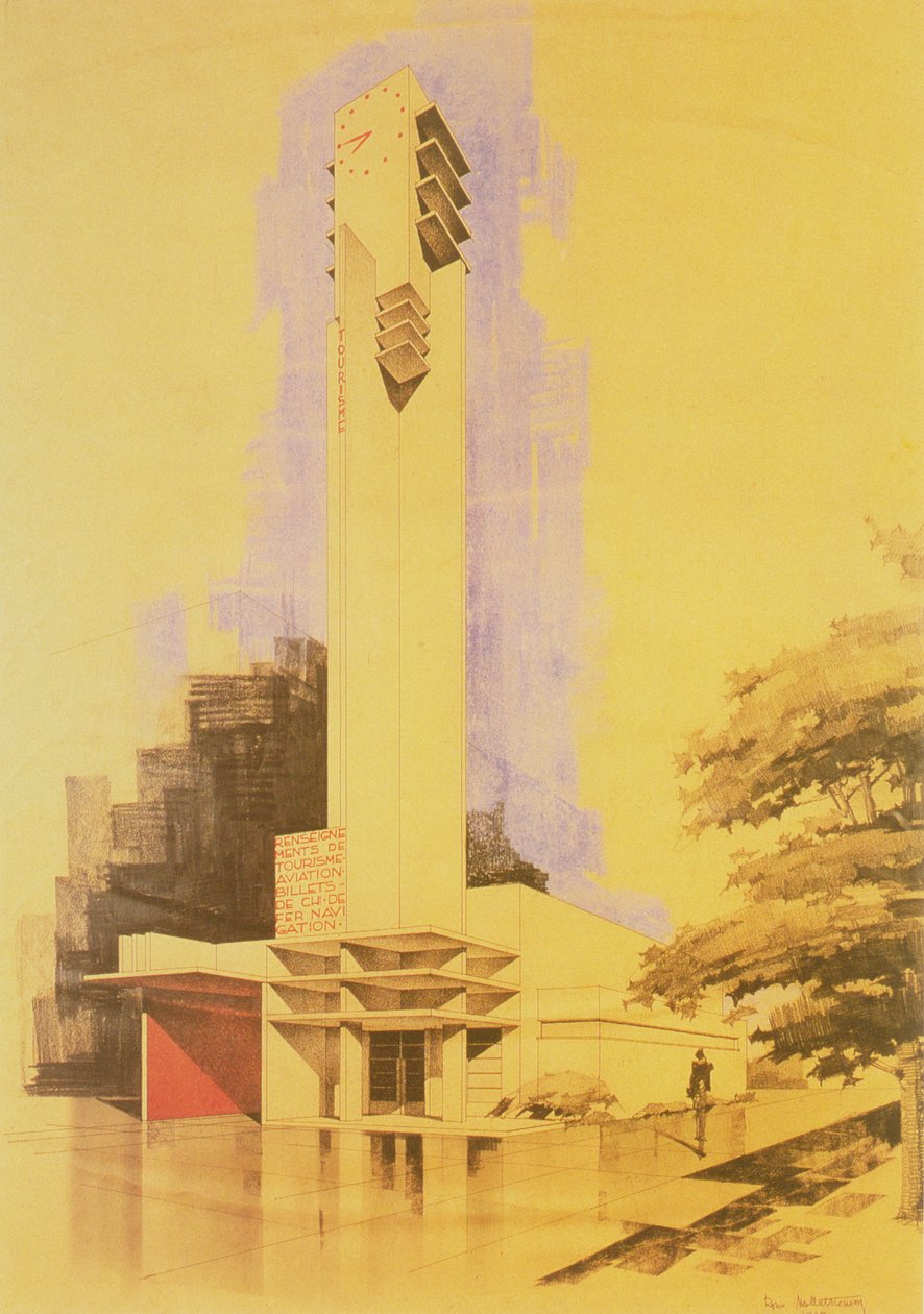 Paviljoen van Informatie en Toerisme, 1925 door Robert Mallet Stevens