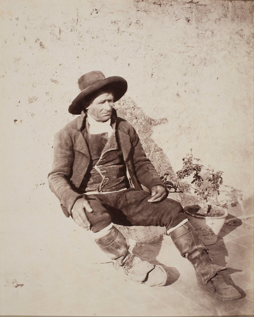 Oude man – Andalusische boer door Robert Peters Napper