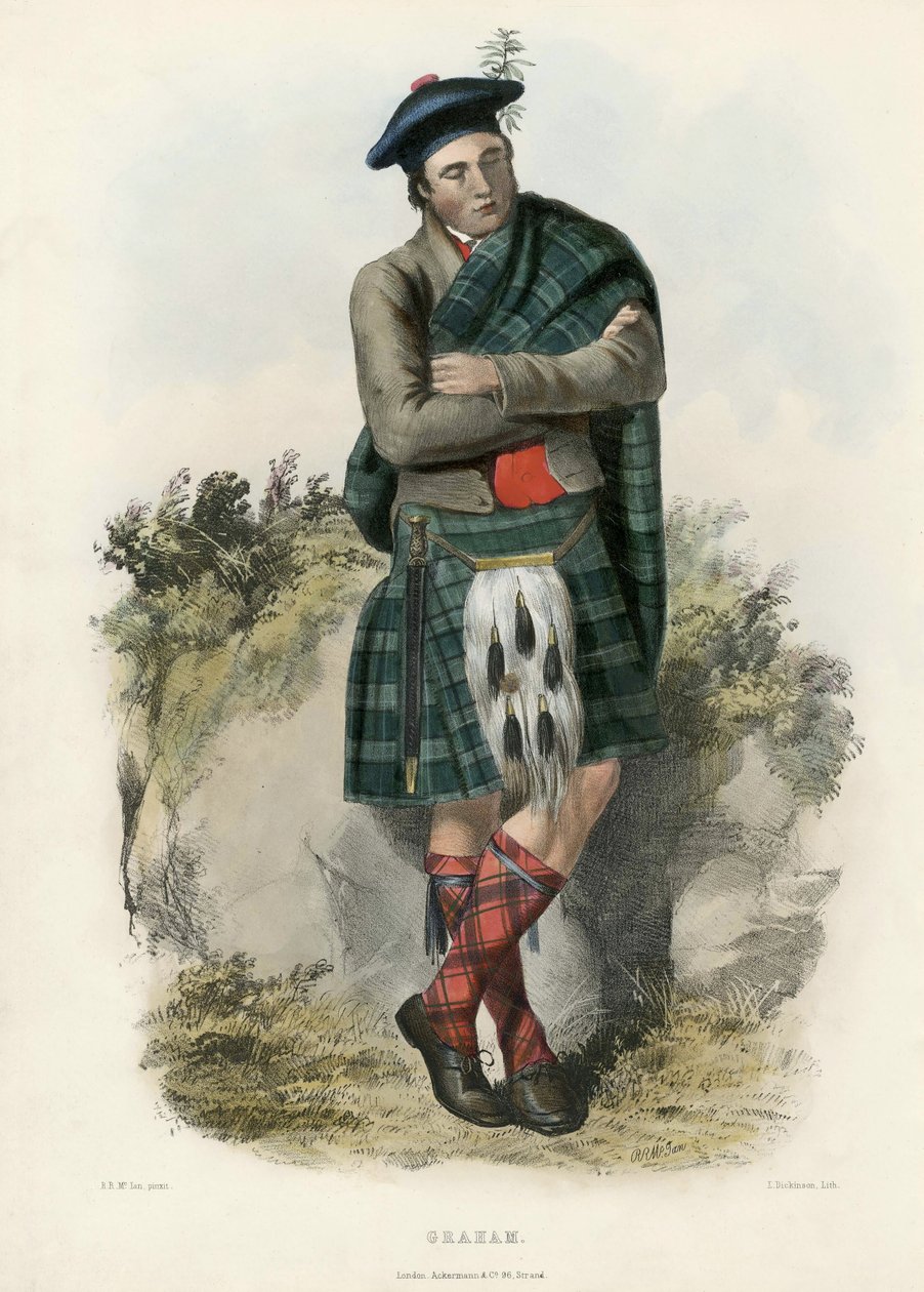 Graham, uit The Clans of the Scottish Highlands, uitgegeven 1845 door Robert Ronald McIan